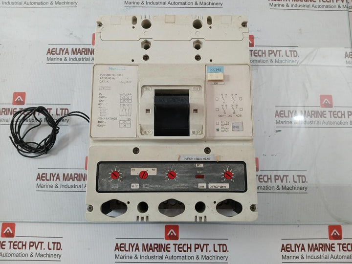 Circuit Breaker 400/500A 3P 65Ka Siemens 3Vf6211-2Bk44-1Ga0