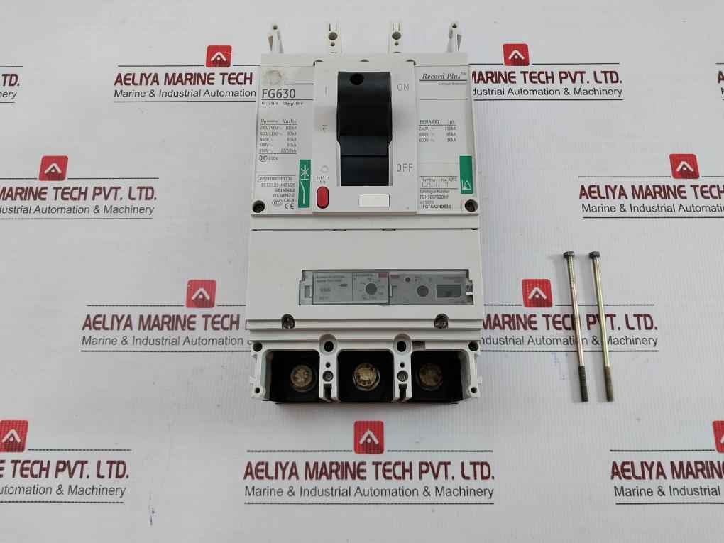 Circuit Breaker 4 Pole Fgh306F630Nf General Electric 750V 50/60Hz