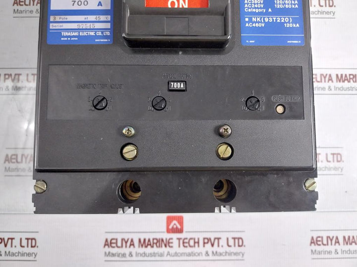 Circuit Breaker 690 Vac 50/60Hz Terasaki Electric Tl-800F