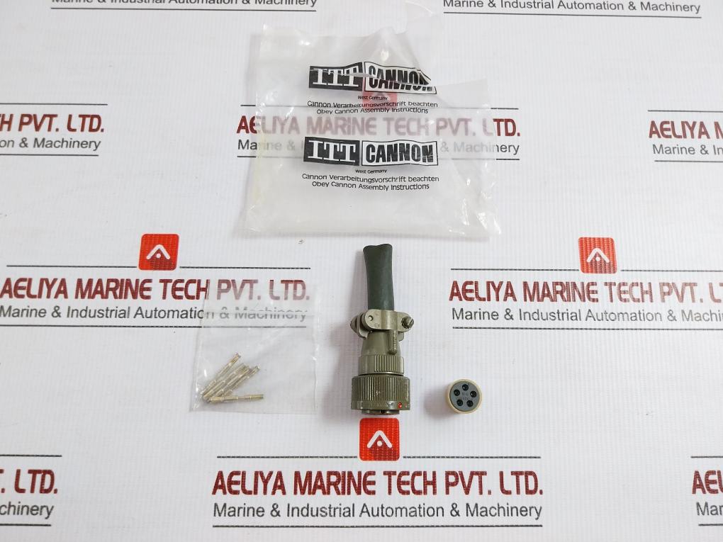 Circular Mil Spec Connector Ca 3106 E16S-8S-b-f 80 Itt Cannon