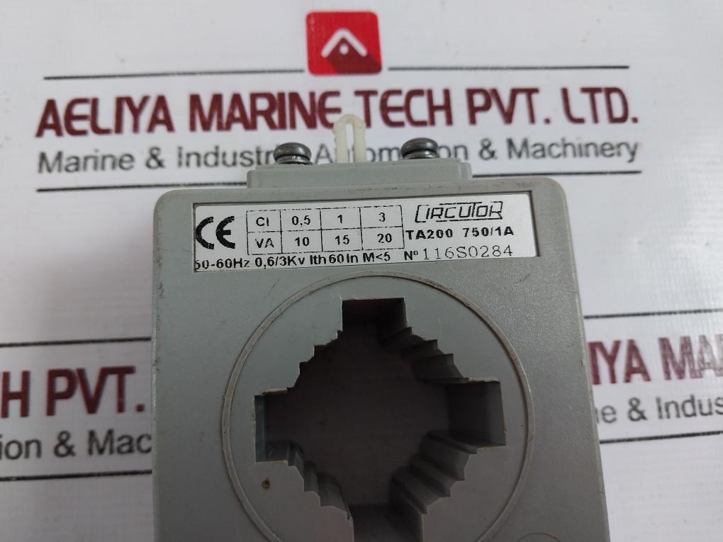Circutor Ta200 750/1A 50-60Hz 0,6/3Kv Transformer 116S0284