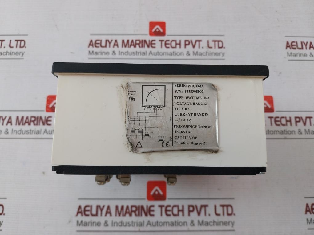 Circutor Wattmeter Wtc144A 2000/1A 450/110V 45-65 Hz 300V