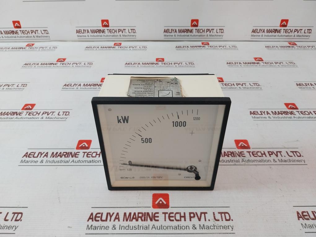 Circutor Wattmeter Wtc144A 2000/1A 450/110V 45-65 Hz 300V