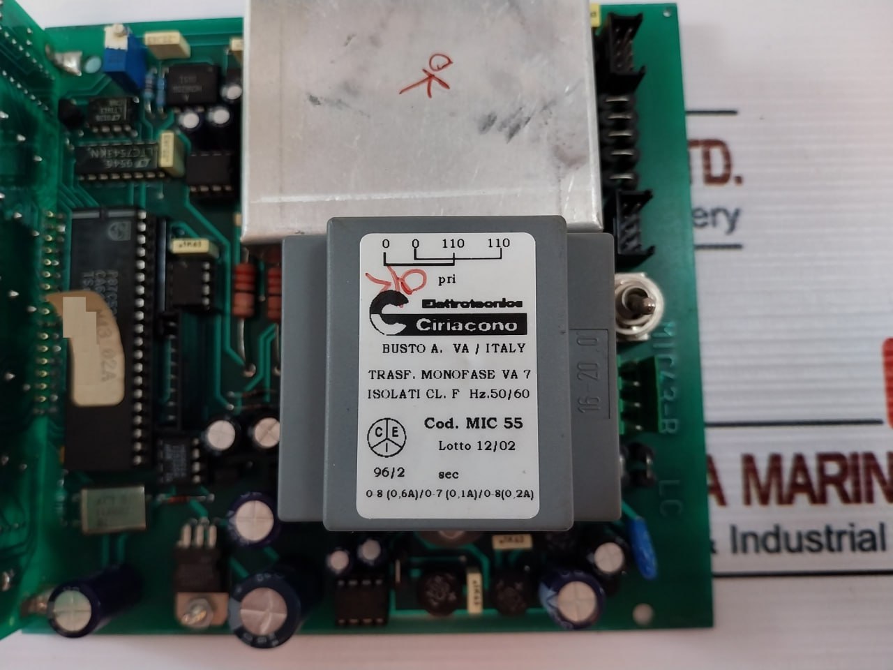 Ciriacono Mic43-b Digital Display Printed Circuit Board 50/60Hz