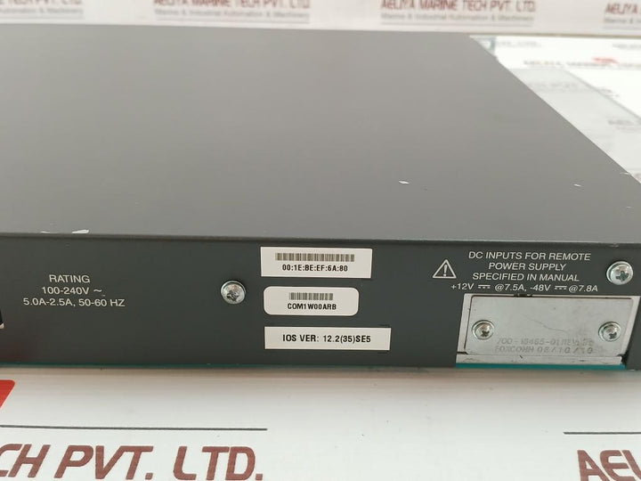 Cisco-Systems-100-240V-50-60Hz-Rev-B0-48-port-Ethernet-Switch-Ws-c3750-48Ps-s-210110-13