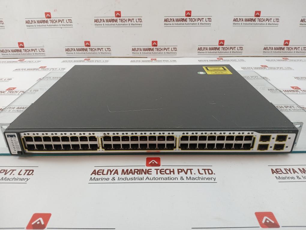 Cisco-Systems-100-240V-50-60Hz-Rev-B0-48-port-Ethernet-Switch-Ws-c3750-48Ps-s-210110-6