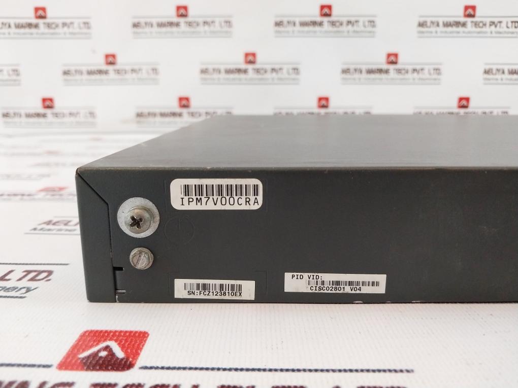 Cisco 2800 Series 2801 Integrated Services Router 5A 100-240V~ 50/60Hz