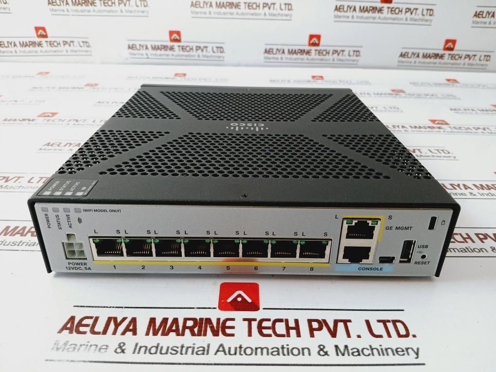 Cisco Asa 5506-x Firewall With Control License Asa5506-k9 12vdc 5a