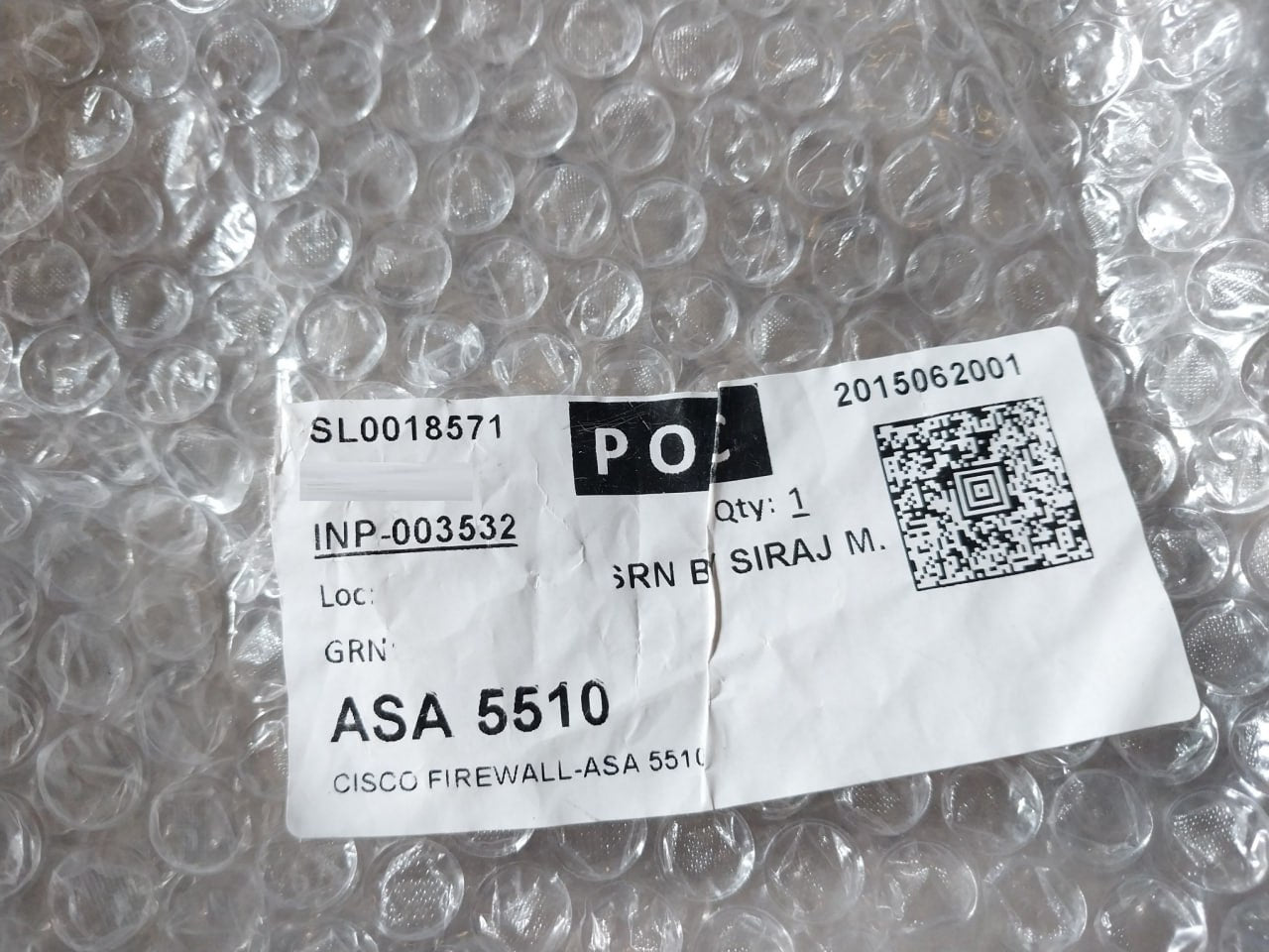 Cisco Asa 5510 Series Asa5510 V07 Adaptive Security Appliance 2015062001