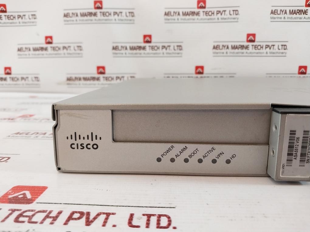 Cisco Asa5512-x Adaptive Security Appliance 100-240V 4.85A 50/60Hz