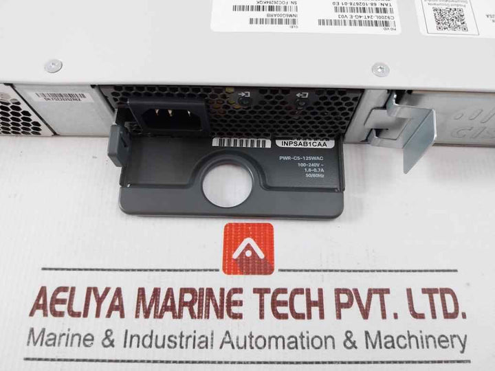 Cisco C9200L-24T-4G-e Catalyst C9200L Ethernet Switch 100–240 Vac 1.6–0.7A