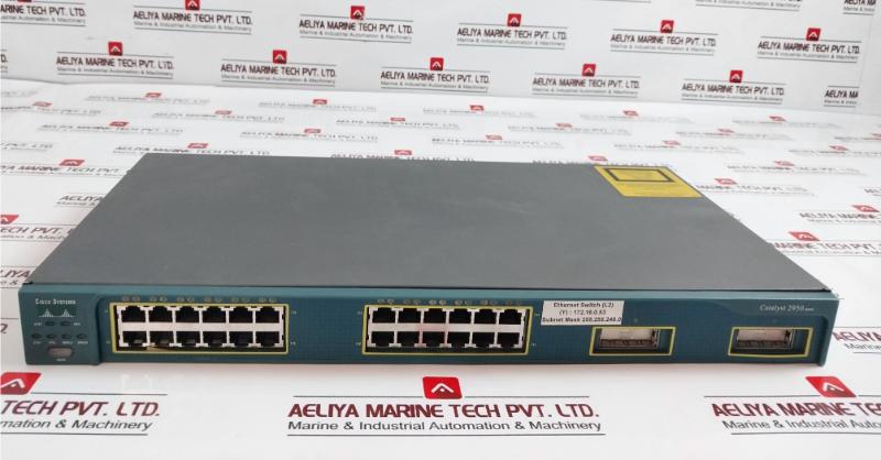 Cisco Catalyst 2950 Series Ethernet Switch Ws-c2950G-24-ei 50-60Hz 172.16.0.53