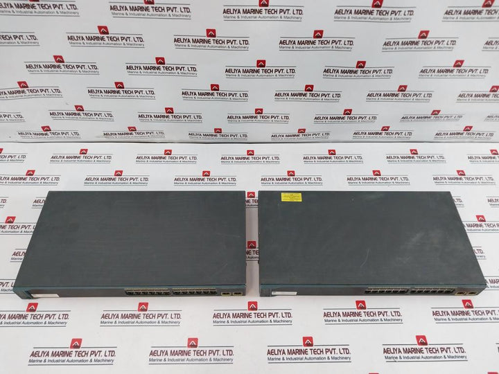 Cisco CATALYST 2960 Series 24 Port Switch WS-C2960-24TT-L 100-240V~ 1.3-0.8A
