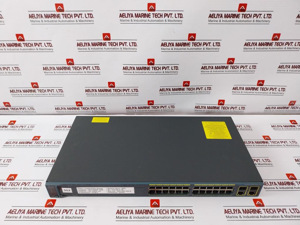 Cisco Catalyst Ws-c2960+24Tc-l 2960-plus Series Switch Sg2