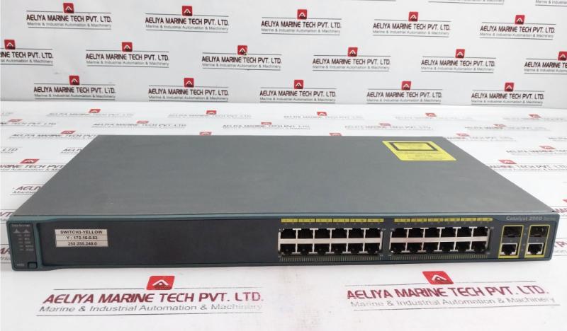 Cisco Catalyst Wsc296024Tcl Ports Managed Switch 2960 Series 172.16.0.53 50-60Hz