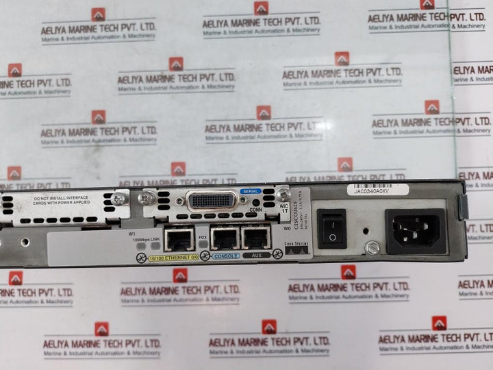 Cisco Cisco2620, 10/100 Ethernet Router 100-240v~ 1.5a/0.75a 50/60hz