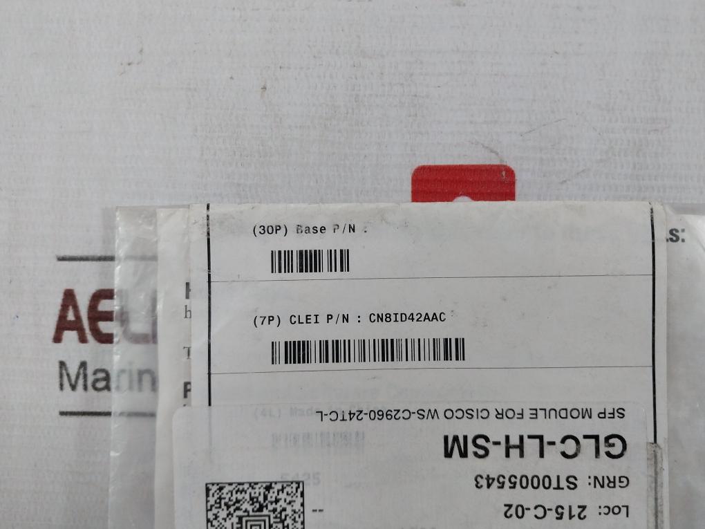 Cisco Glc-lh-sm Ethernet Transceiver Module Class 1 21Cfr1040.10