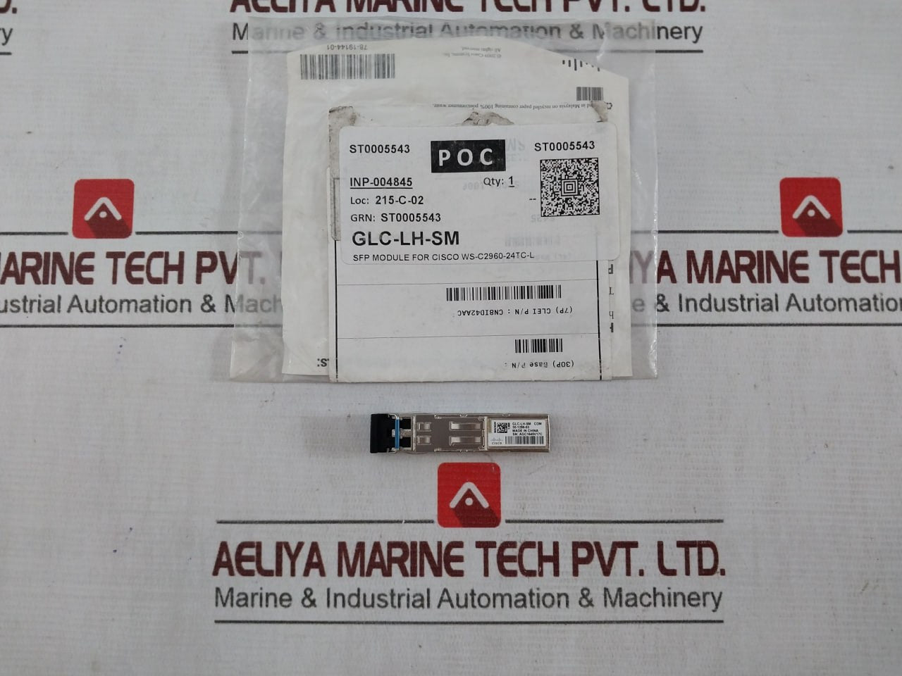 Cisco Glc-lh-sm Ethernet Transceiver Module Class 1 21Cfr1040.10