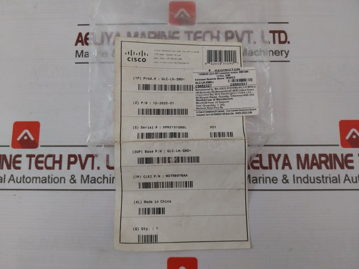 Cisco Glc-lh-smd 1000Base-lx/Lh Sfp Transceiver Module 10-2625-1 Wotrb9Ybaa