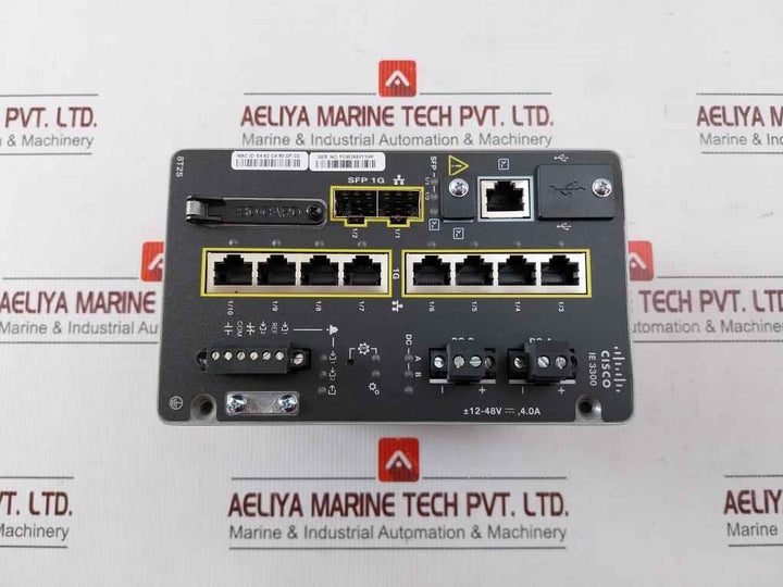 Cisco Ie-3300-8T2S-e Rugged Industrial Ethernet Switch 8 10/100 Tx 2 Sfp 8T2S