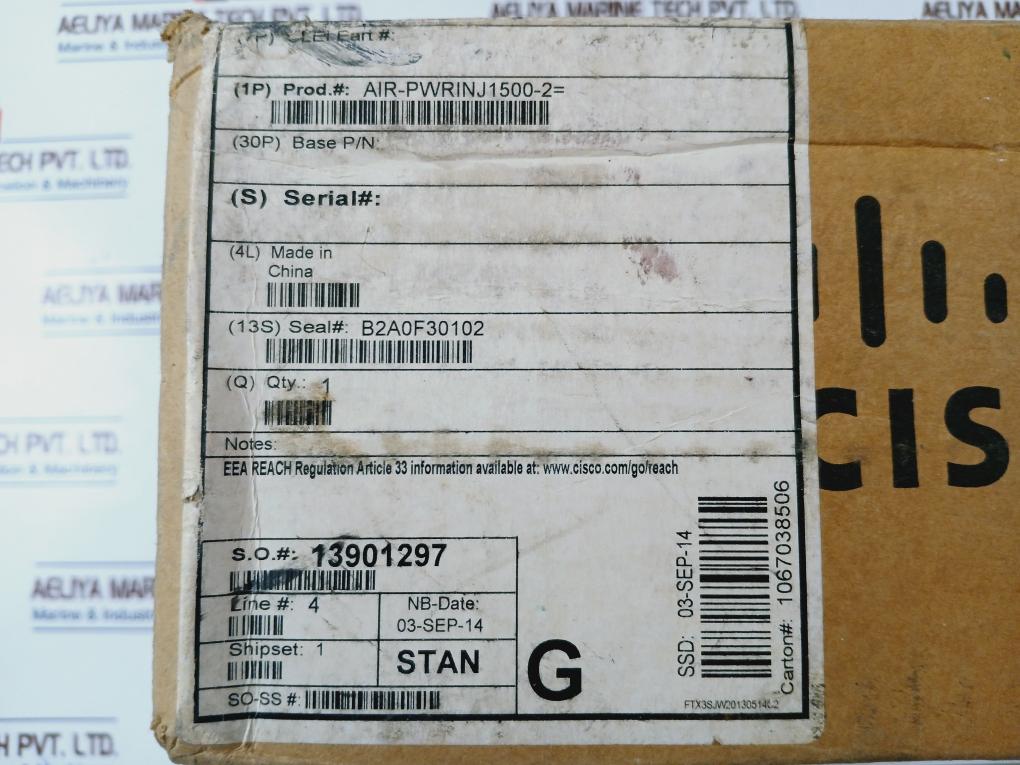 Cisco Poe80U-560(G)-c-r Dc Power Supply Device 100-240V~ 1.50A 50-60Hz