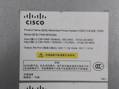 Cisco Redundant Power System 2300 Pwr-rps2300 100-240V 10-5A 50-60Hz