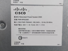 Cisco Redundant Power System 2300 Pwr-rps2300 100-240V 10-5A 50-60Hz