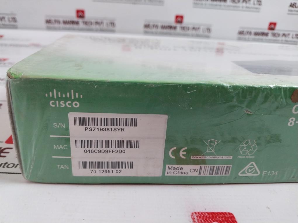 Cisco Sf110d-08 8-port Ethernet Desktop Switch W/ Power Supply Mu08-6120050-b2