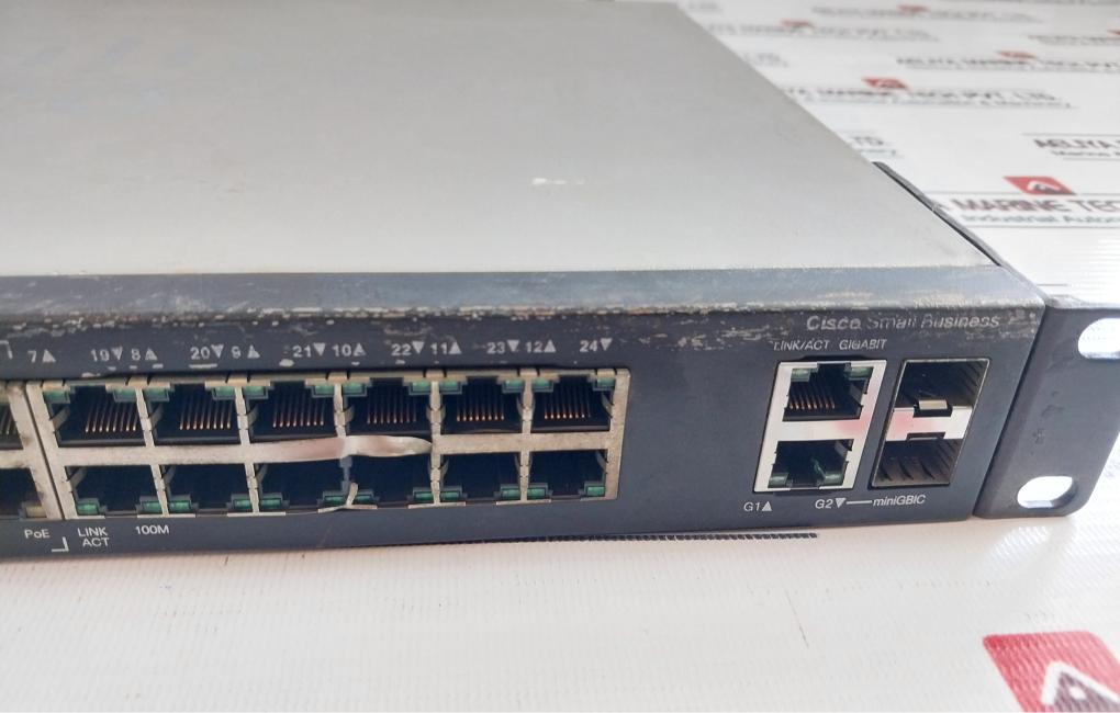 Cisco Sf200-24P Smart Switch 100-240V~ 3A 50-60Hz