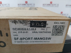 Cisco Sf 300-08 300 Series Managed Switch 12V Dc 1A Esw811Esd01G 6C504D534Da7
