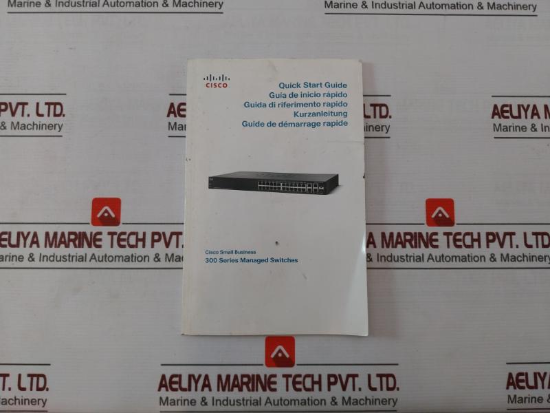 Cisco Sf300-08 Managed Switch Set E317539 100-240V- 50/60Hz 0.5A 12V-1A