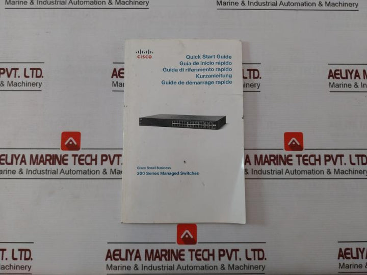 Cisco Sf300-08 Managed Switch Set E317539 100-240V- 50/60Hz 0.5A 12V-1A