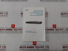 Cisco Sf300-08 Managed Switch Set E317539 100-240V- 50/60Hz 0.5A 12V-1A