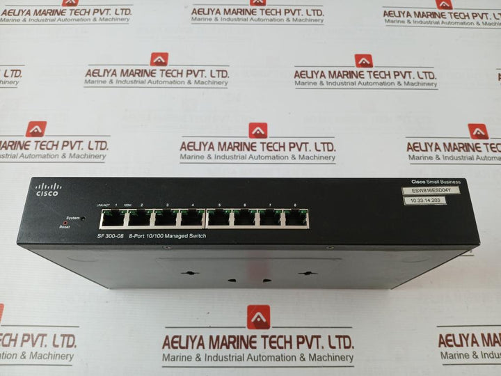 Cisco Sf300-08 Series Managed Switches Data Sheet Srw208-k9 V01 Esw816Esd04Y