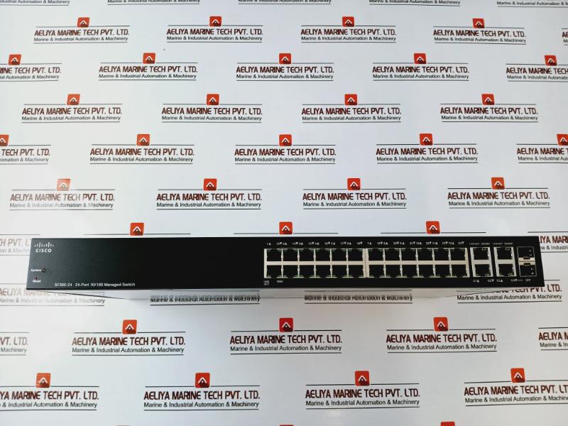 Cisco Sf300-24 24-port 10/100 Managed Switch Model W/ Gigabit Uplinks 3534404400