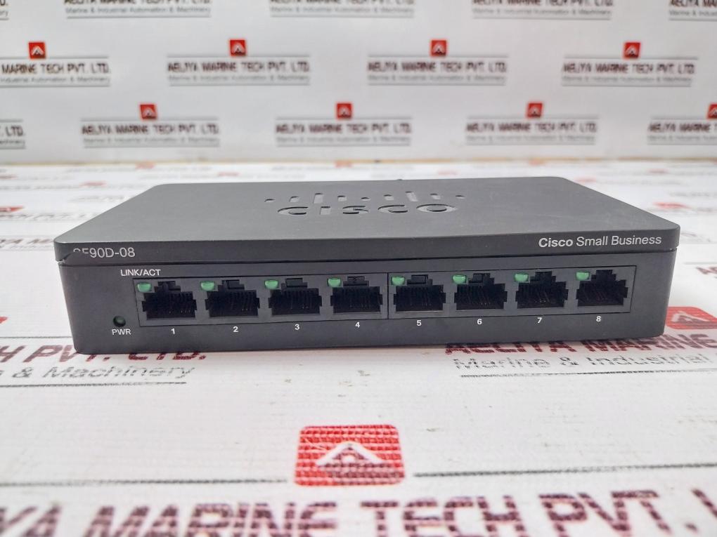 Cisco Sf90D-08 8-port 10/100 Desktop Switch 12V Dc 0.5A