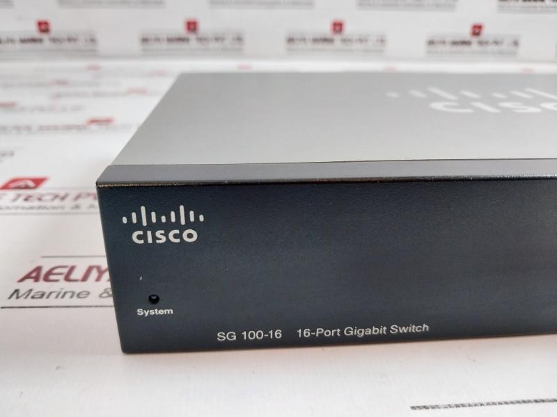 Cisco Sg100-16 16-port Gigabit Switch 100-240V 1A 50-60Hz