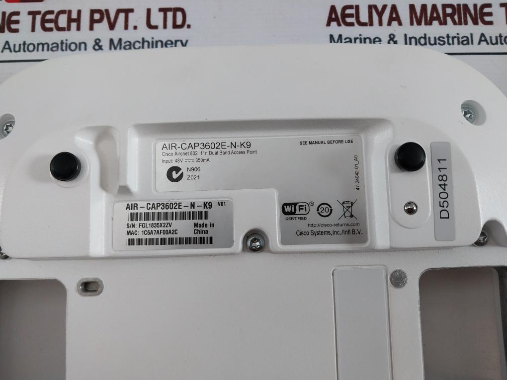 Cisco System AIR-CAP3602E-N-K9 11N Dual Band Access Point