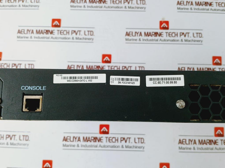 Cisco Systems Ws-c2960+24tc-l Catalyst Ports Managed Switch 800-40261-02 B0