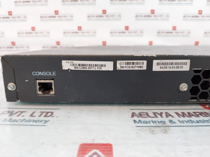 Cisco WS-C2960-24TT-L Catalyst 2960 24-Port Fast Ethernet Switch 100-240V~