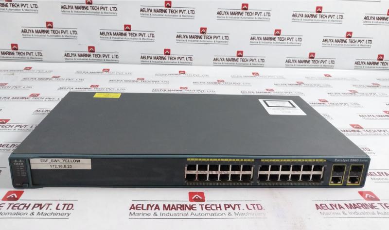 Cisco Ws-c296024Tcl Catalyst Ports Managed Switch 2960 Series Switch 172.16.0.23