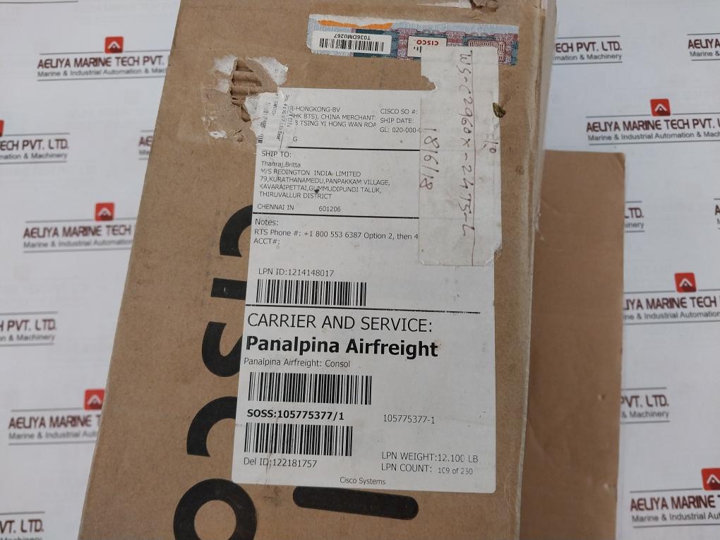 Cisco Ws-c2960X-24Ts-in Lan Base Switch 100-240V 12V-5A