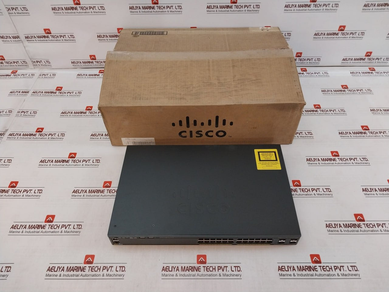 Cisco Ws-c2960X-24Ts-in Lan Base Switch 100-240V 12V-5A