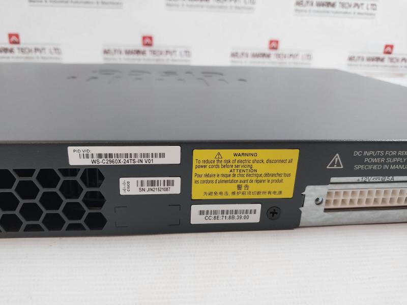 Cisco Ws-c2960X-24Ts-l 2960X Series Gigabit Managed Switch Set Ws-c2960X-24Ts-in