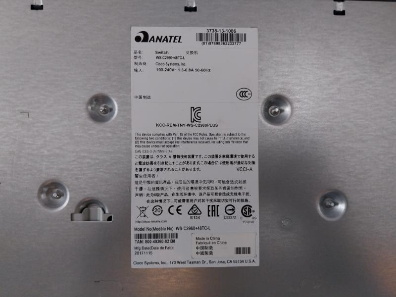 Cisco Ws-c2960+48Tc-l Catalyst 2960-plus Series Switch Data Sheet