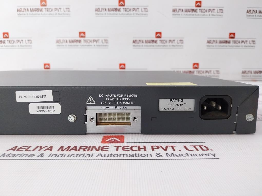 Cisco Ws-c3750G-48Ts-s Catalyst 3750G Series Switch 100–240V 3.0-1.5A 50-60Hz