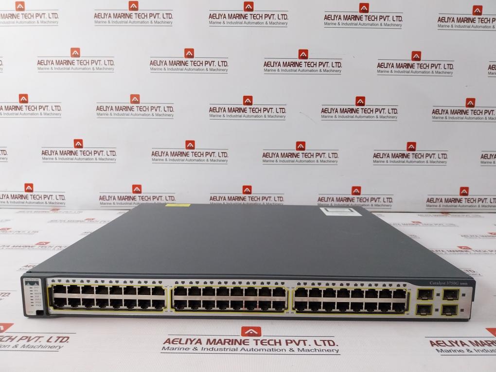 Cisco Ws-c3750G-48Ts-s Catalyst 3750G Series Switch 100–240V 3.0-1.5A 50-60Hz