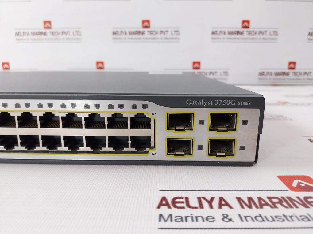 Cisco Ws-c3750G-48Ts-s Catalyst 3750G Series Switch 100–240V 3.0-1.5A 50-60Hz