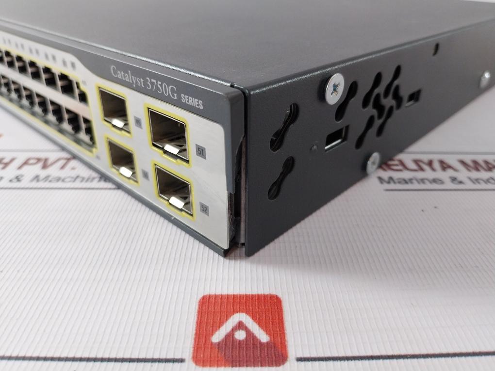 Cisco Ws-c3750G-48Ts-s Catalyst 3750G Series Switch 100–240V 3.0-1.5A 50-60Hz