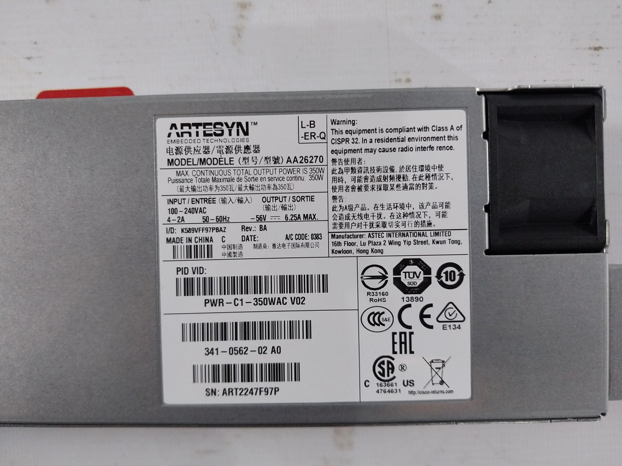 Cisco Ws-c3850-12S-s Catalyst 3850 12 Port Network Switch Set